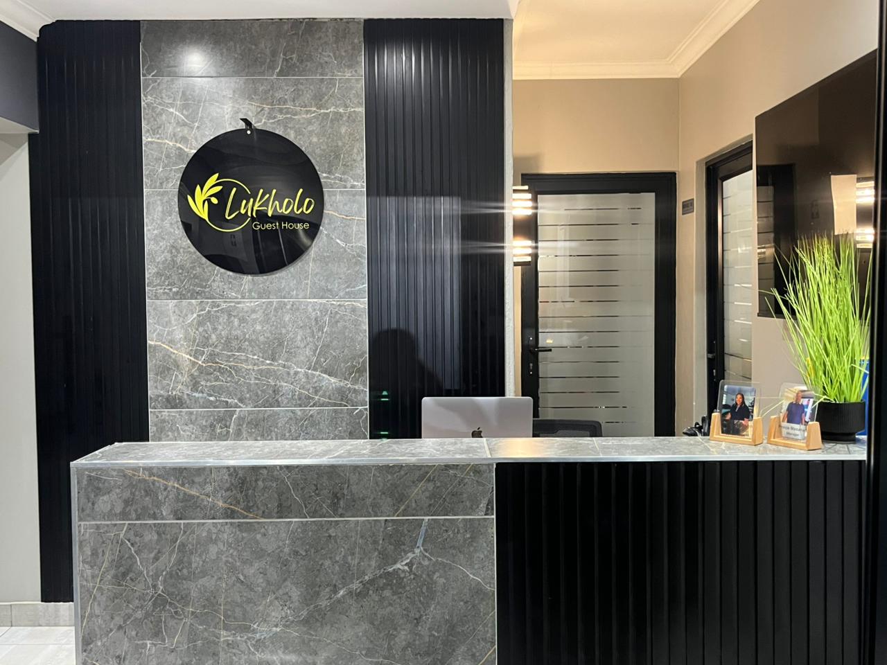 Marble reception desk