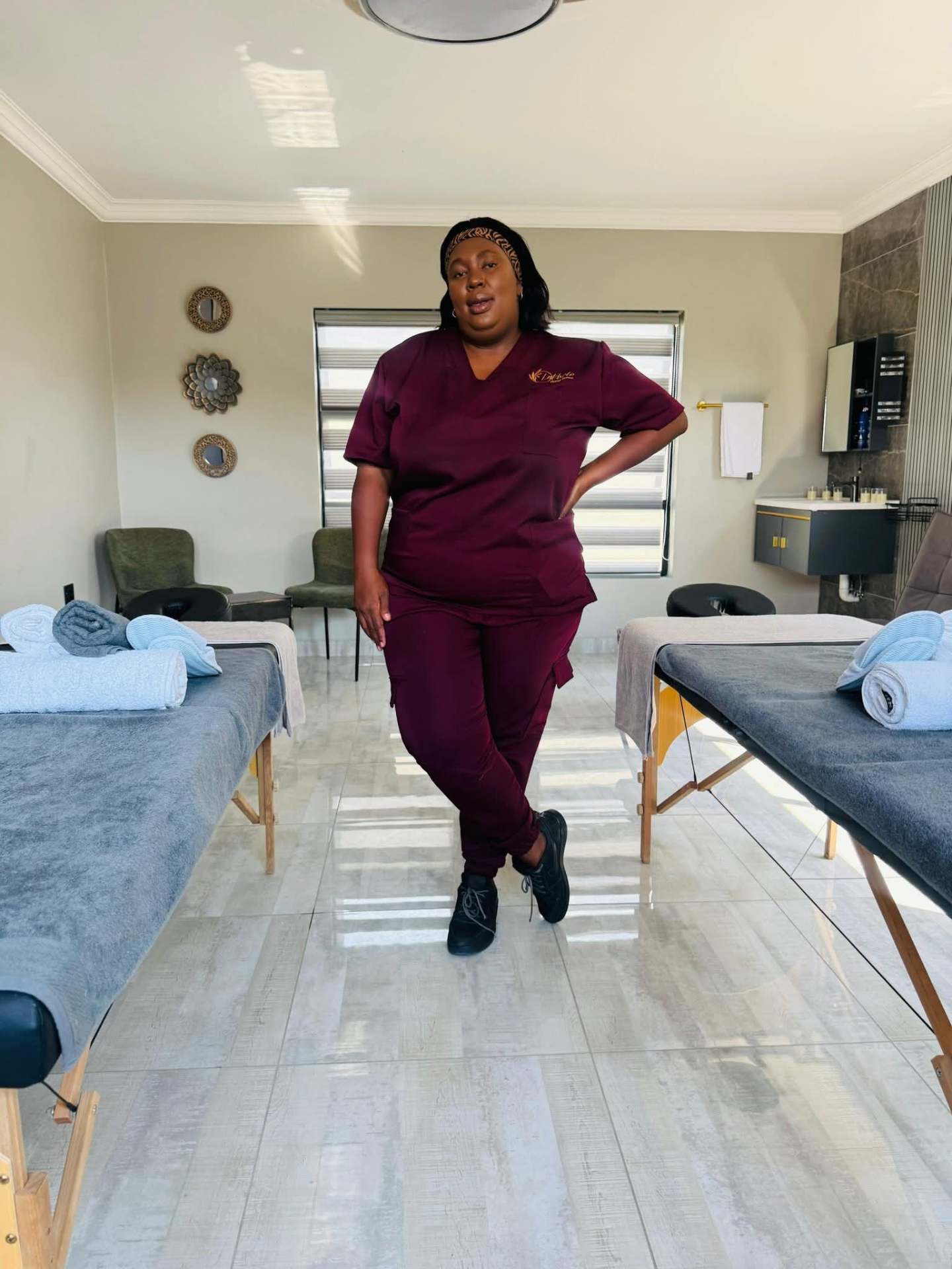 Spa therapist at Lukholo Guest House accommodation Siyabuswa
